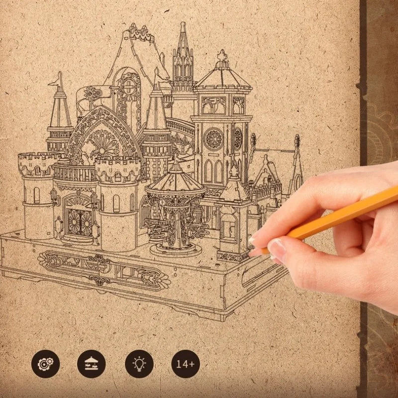Miniature House Kit - Annecy Castle-CraftoyX