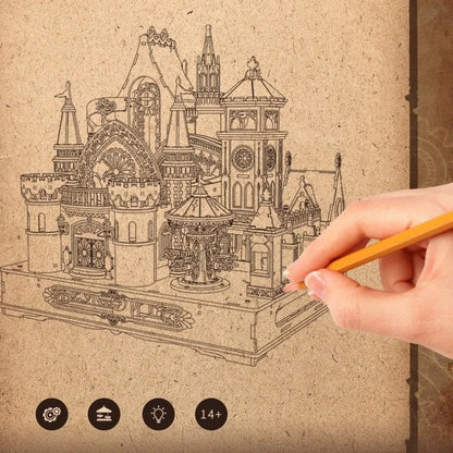 Miniature House Kit - Annecy Castle-CraftoyX