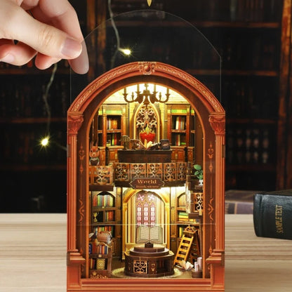 Miniature House Kit - Wanguo Bookstore mit Staubschutz und langlebigem Design