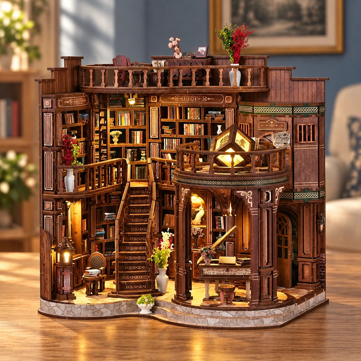 Miniature House Kit - Dreamy Book Hall