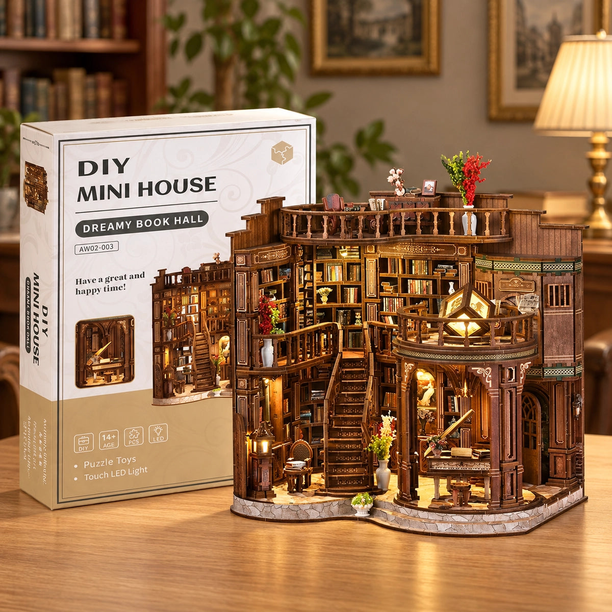 Miniature House Kit - Dreamy Book Hall