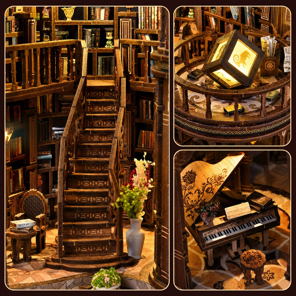 Miniature House Kit - Dreamy Book Hall