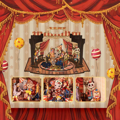 Wooden Music Box - Animal Carnival - CraftoyX